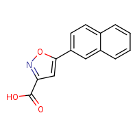 5-(naphthalen-2-yl)-1,2-oxazole-3-carboxylic acid