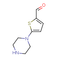 5-(piperazin-1-yl)thiophene-2-carbaldehyde