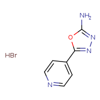 5-(pyridin-4-yl)-1,3,4-oxadiazol-2-amine hydrobromide