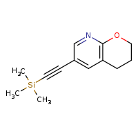 6-[2-(trimethylsilyl)ethynyl]-2H,3H,4H-pyrano[2,3-b]pyridine