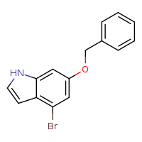 6-(benzyloxy)-4-bromo-1H-indole