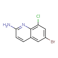 6-bromo-8-chloroquinolin-2-amine