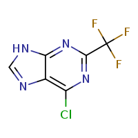 6-chloro-2-(trifluoromethyl)-9H-purine