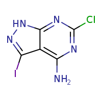 6-chloro-3-iodo-1H-pyrazolo[3,4-d]pyrimidin-4-amine