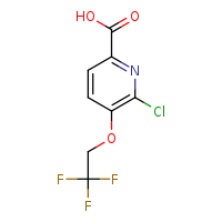 6-chloro-5-(2,2,2-trifluoroethoxy)pyridine-2-carboxylic acid