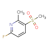 6-fluoro-3-methanesulfonyl-2-methylpyridine