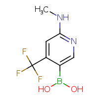 6-(methylamino)-4-(trifluoromethyl)pyridin-3-ylboronic acid
