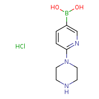 6-(piperazin-1-yl)pyridin-3-ylboronic acid hydrochloride
