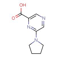 6-(pyrrolidin-1-yl)pyrazine-2-carboxylic acid
