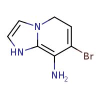 7-bromo-1H,5H-imidazo[1,2-a]pyridin-8-amine