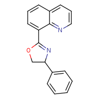 8-(4-phenyl-4,5-dihydro-1,3-oxazol-2-yl)quinoline