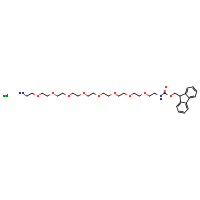 9H-fluoren-9-ylmethyl N-(26-amino-3,6,9,12,15,18,21,24-octaoxahexacosan-1-yl)carbamate hydrochloride
