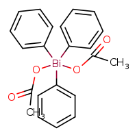 (acetyloxy)triphenylbismuthanyl acetate