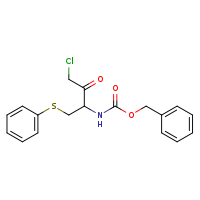 benzyl N-[4-chloro-3-oxo-1-(phenylsulfanyl)butan-2-yl]carbamate