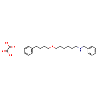 benzyl[6-(4-phenylbutoxy)hexyl]amine; oxalic acid