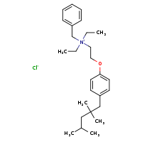 benzyldiethyl{2-[4-(2,2,4-trimethylpentyl)phenoxy]ethyl}azanium chloride