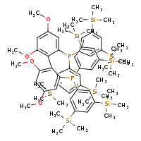 bis[3,5-bis(trimethylsilyl)phenyl](2'-{bis[3,5-bis(trimethylsilyl)phenyl]phosphanyl}-4,4',6,6'-tetramethoxy-[1,1'-biphenyl]-2-yl)phosphane