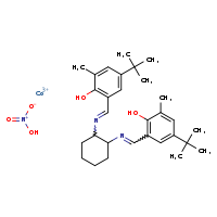 cobalt(3+) 4-tert-butyl-2-{[(2-{[(5-tert-butyl-2-hydroxy-3-methylphenyl)methylidene]amino}cyclohexyl)imino]methyl}-6-methylphenol nitric acid