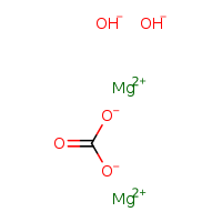 dimagnesium(2+) dihydroxide carbonate
