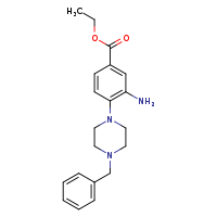 ethyl 3-amino-4-(4-benzylpiperazin-1-yl)benzoate