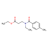 ethyl 3-[N-ethyl-1-(4-methylphenyl)formamido]propanoate