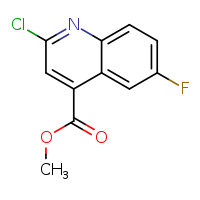 methyl 2-chloro-6-fluoroquinoline-4-carboxylate