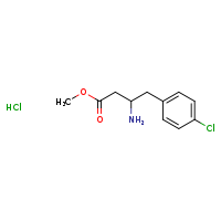 methyl 3-amino-4-(4-chlorophenyl)butanoate hydrochloride