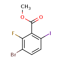 methyl 3-bromo-2-fluoro-6-iodobenzoate