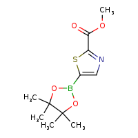 methyl 5-(4,4,5,5-tetramethyl-1,3,2-dioxaborolan-2-yl)-1,3-thiazole-2-carboxylate
