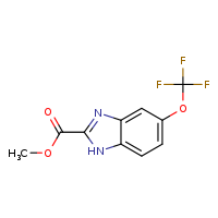 methyl 5-(trifluoromethoxy)-1H-1,3-benzodiazole-2-carboxylate