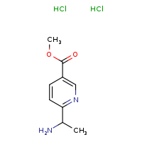 methyl 6-(1-aminoethyl)pyridine-3-carboxylate dihydrochloride