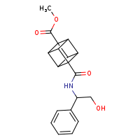 methyl 8-[(2-hydroxy-1-phenylethyl)carbamoyl]cubane-1-carboxylate