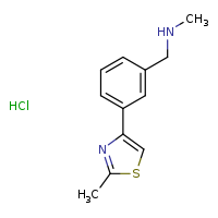 methyl({[3-(2-methyl-1,3-thiazol-4-yl)phenyl]methyl})amine hydrochloride