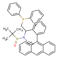N-{1-[2-(anthracen-9-yl)phenyl]-2-(diphenylphosphanyl)ethyl}-N,2-dimethylpropane-2-sulfinamide