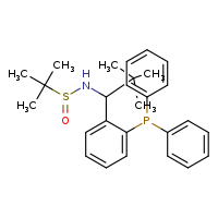 N-{1-[2-(diphenylphosphanyl)phenyl]-2,2-dimethylpropyl}-2-methylpropane-2-sulfinamide