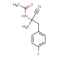 N-{1-cyano-1-[(4-fluorophenyl)methyl]ethyl}acetamide