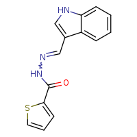 N'-(1H-indol-3-ylmethylidene)thiophene-2-carbohydrazide