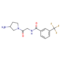 N-[2-(3-aminopyrrolidin-1-yl)-2-oxoethyl]-3-(trifluoromethyl)benzamide