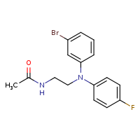 N-{2-[(3-bromophenyl)(4-fluorophenyl)amino]ethyl}acetamide