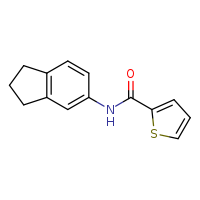 N-(2,3-dihydro-1H-inden-5-yl)thiophene-2-carboxamide