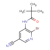 N-(2-bromo-5-cyanopyridin-3-yl)-2,2-dimethylpropanamide