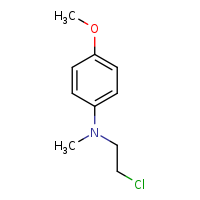 N-(2-chloroethyl)-4-methoxy-N-methylaniline