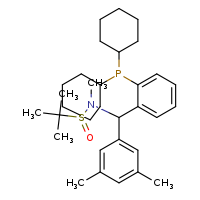 N-{[2-(dicyclohexylphosphanyl)phenyl](3,5-dimethylphenyl)methyl}-N,2-dimethylpropane-2-sulfinamide