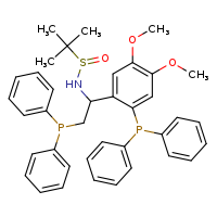 N-[2-(diphenylphosphanyl)-1-[2-(diphenylphosphanyl)-4,5-dimethoxyphenyl]ethyl]-2-methylpropane-2-sulfinamide