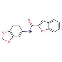 N-(2H-1,3-benzodioxol-5-yl)-1-benzofuran-2-carboxamide