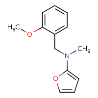 N-[(2-methoxyphenyl)methyl]-N-methylfuran-2-amine