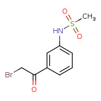N-[3-(2-bromoacetyl)phenyl]methanesulfonamide