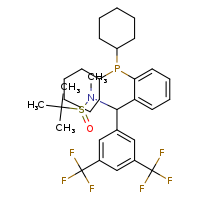 N-{[3,5-bis(trifluoromethyl)phenyl][2-(dicyclohexylphosphanyl)phenyl]methyl}-N,2-dimethylpropane-2-sulfinamide