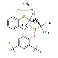 N-{[3,5-bis(trifluoromethyl)phenyl][2-(di-tert-butylphosphanyl)phenyl]methyl}-N,2-dimethylpropane-2-sulfinamide