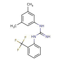 N'-(3,5-dimethylphenyl)-N-[2-(trifluoromethyl)phenyl]guanidine